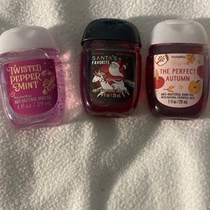 3 bath and body works hand sanitizer never used